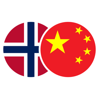 Norsk og Kinesisk flagg