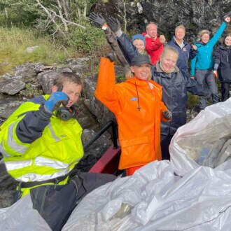 Tonnevis av søppel fjernet fra Hardangerfjorden