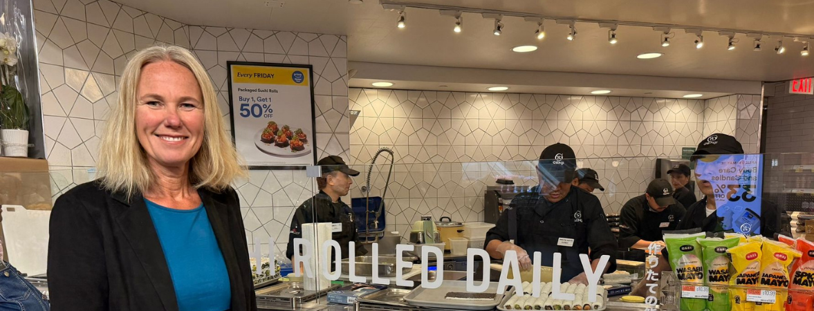 Ny innsikt viser at sushi har blitt helt avgjørende i sjømatmarkedet i USA, forteller sjømatutsending Karine Rød Haraldsson.