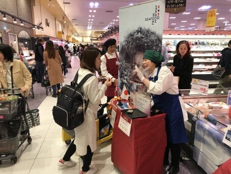 På lag med japanske sjømataktører for å sikre norsk sjømat