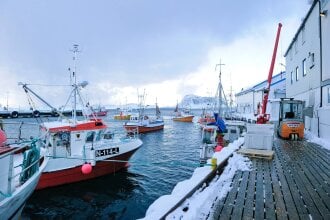 Fiskekai på røst.